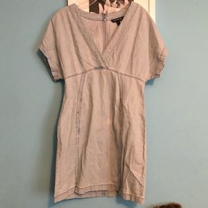 Express light chambray dress
